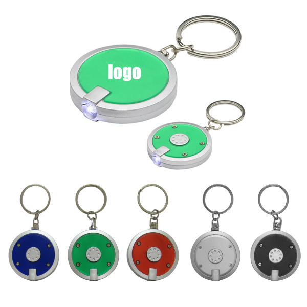 Round LED Keychain ~ PCH-057 • Pacific Coast Promo