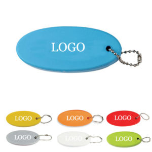 Oval Soft Floater Keychain