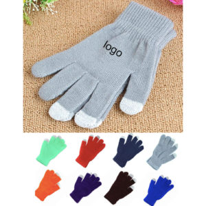 Personalized Knitted Touch Screen Gloves