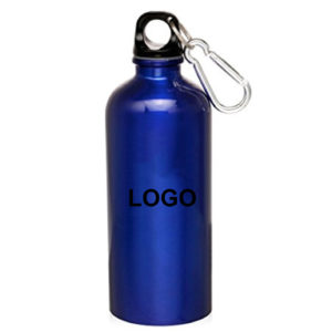 20oz Aluminum Water Bottle Carabiner