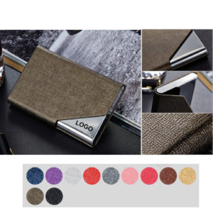 PU Stainless Steel Business Cardcase