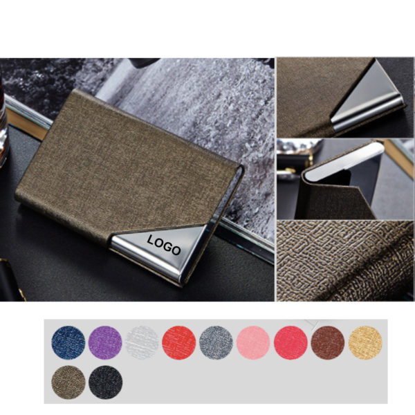PU Stainless Steel Business Cardcase