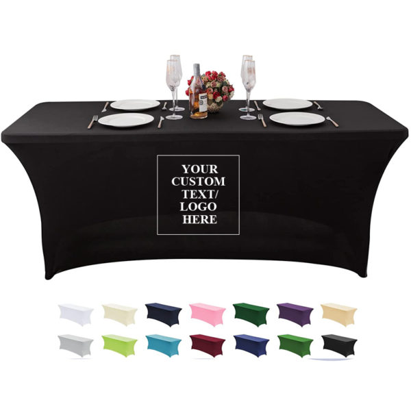 8ft black Table cover - Image 2
