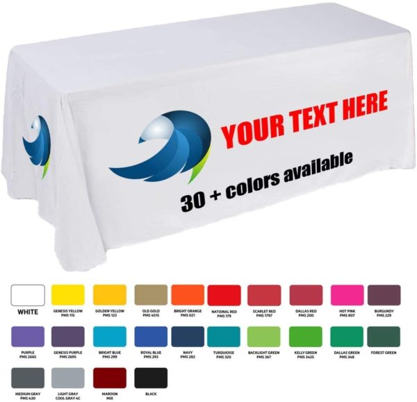 Customized Throw For 8ft Table