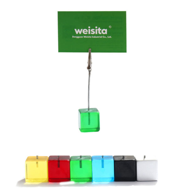 Resin Cube Memo Holder - Image 2