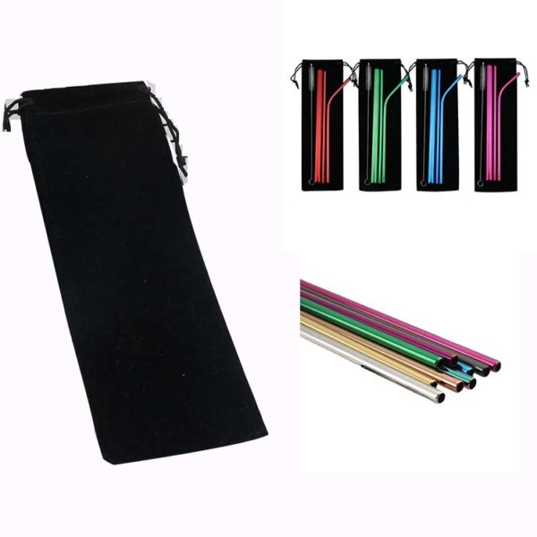 Stainless Steel Curved Straw Kit - Image 2