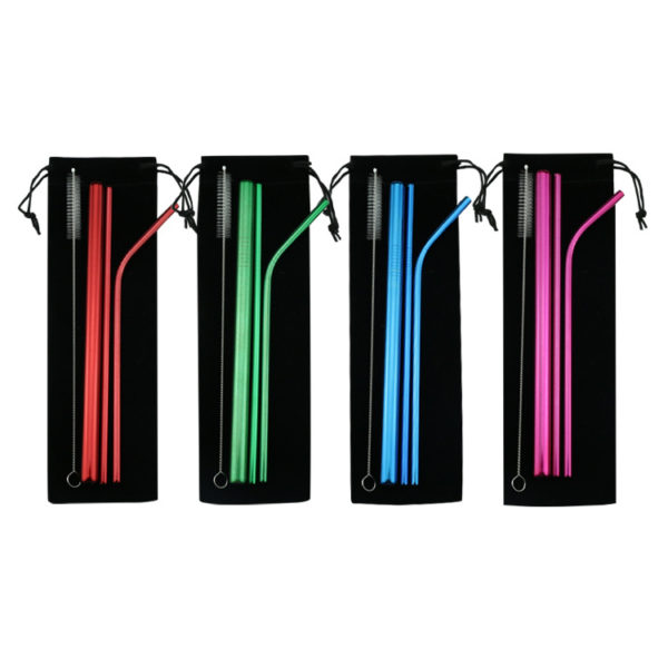 Stainless Steel Curved Straw Kit - Image 3