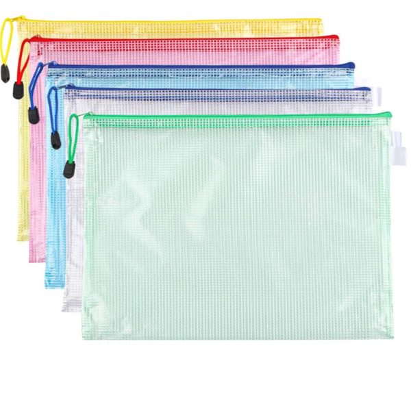 PVC Zippered Document Bags - Image 2