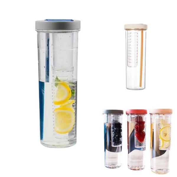 24Oz. Fruit Fusion Water Infuser Bottle with Straw - Image 2