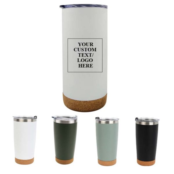 Cork Bottom 18oz. Vacuum-Sealed Mug - Image 2