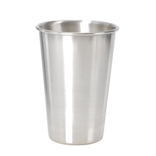 Single Wall Stainless Steel Pint Cup 16OZ - Image 2