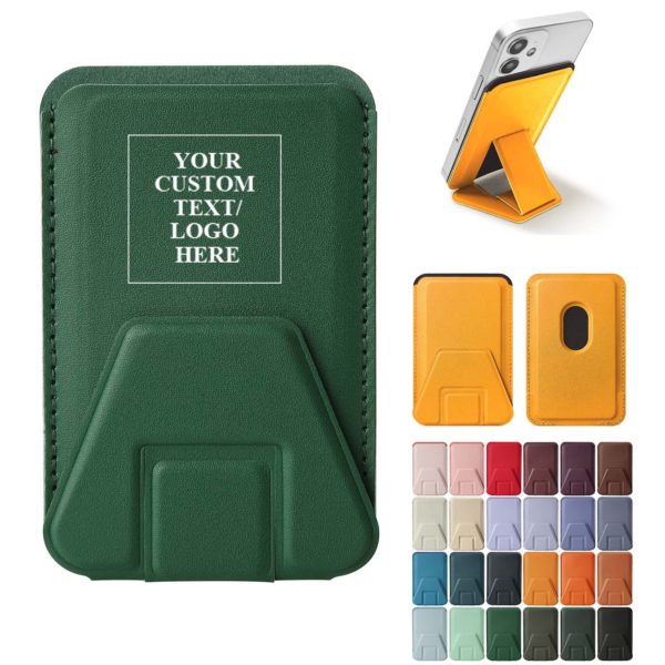 Cell Phone Wallet PU Leather Credit Cards Holder