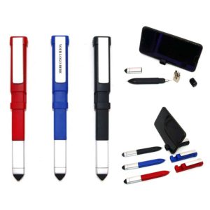 Multi Function Tool Kit Pen With Touch Screen, Phone Stand