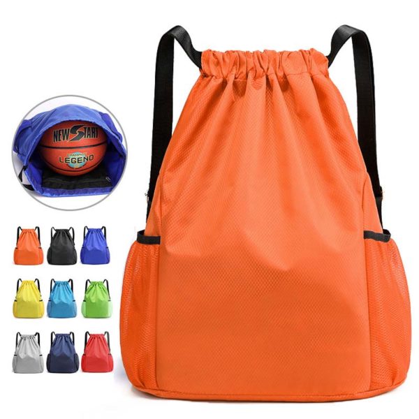 Nylon Drawstring Backpack - Image 2