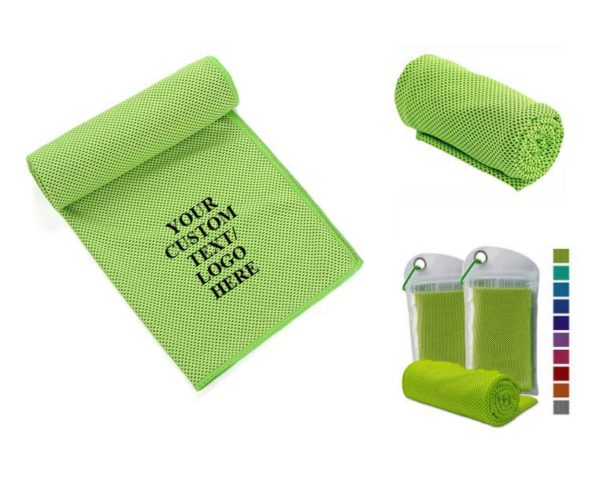 Cooling Towel in Carabiner Pouch - Image 2