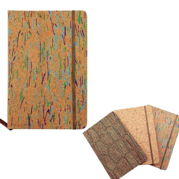 Cork Hardcover Jotter/Notebook A5 - Size - Image 2