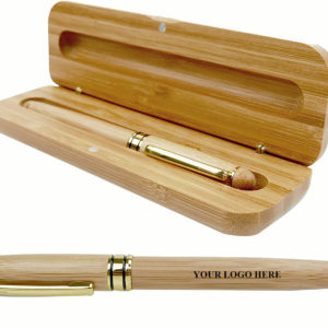 2 Bamboo Stylus Pen Pencil with Box Set