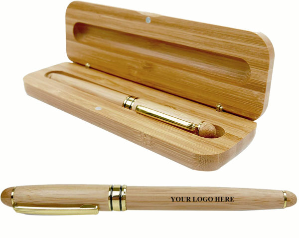 2 Bamboo Stylus Pen Pencil with Box Set