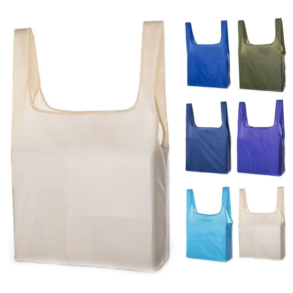 Cotton Reusable Foldable Shopping Grocery Bags - Image 2