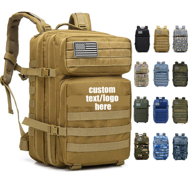 45L Large 3 Day Bug Out Bag Hiking Rucksack - Image 4
