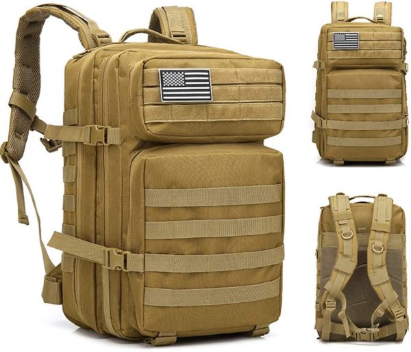 45L Large 3 Day Bug Out Bag Hiking Rucksack - Image 5