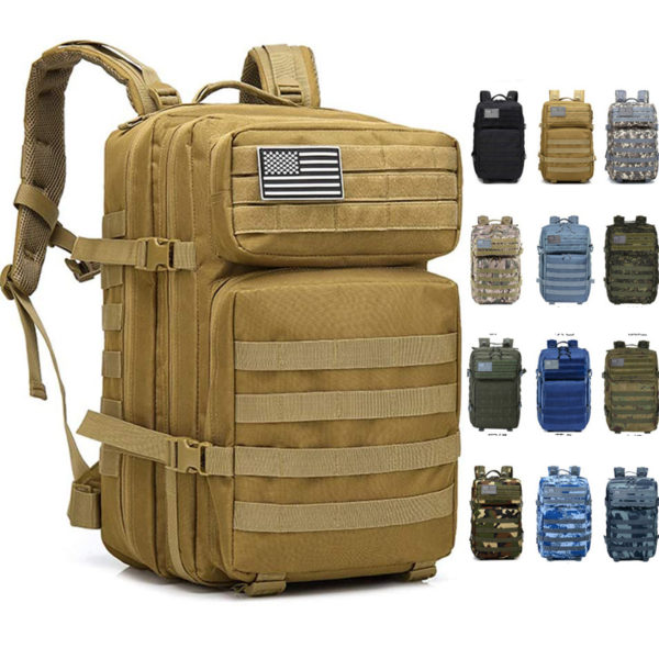 45L Large 3 Day Bug Out Bag Hiking Rucksack - Image 6