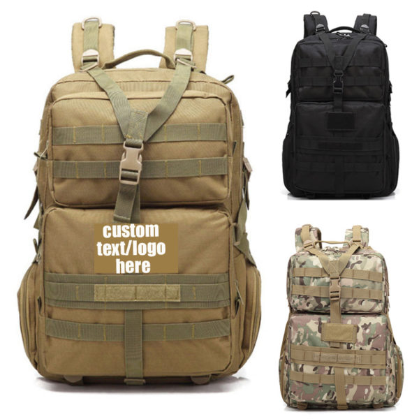 3P 45L Outdoor Military Knapsack Molle Bag Hiking Tactical B - Image 2
