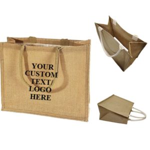 Wholesale Jute Tote Bags W/ Deep Gusset