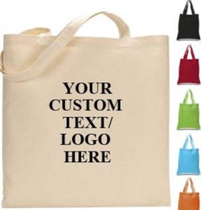 Economical 100% Cotton Reusable Wholesale Tote Bags