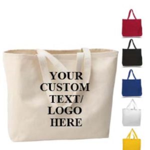 Large Canvas Wholesale Tote Bag with Long Web Handles