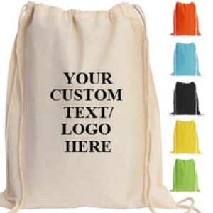Economical Sport Cotton Drawstring Bag Cinch Packs