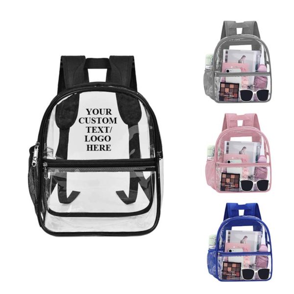 Adjustable Clear PVC Stadium Backpack