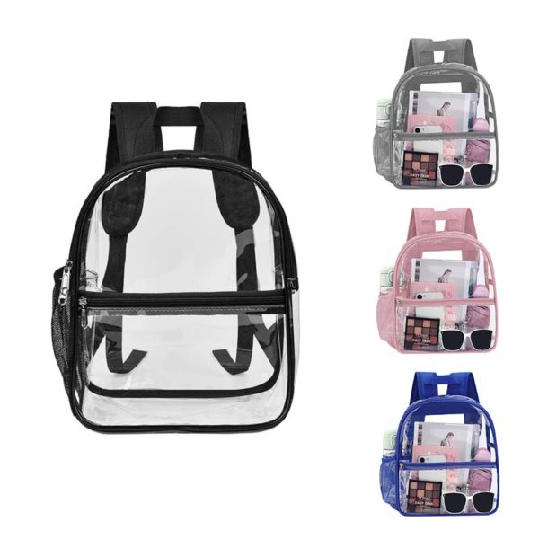 Adjustable Clear PVC Stadium Backpack - Image 2