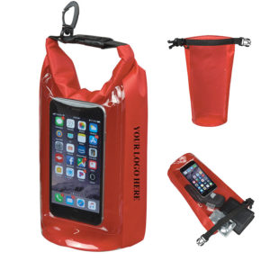 5.0 Liter Water Resistant Dry Bag w/Clear Pocket Window