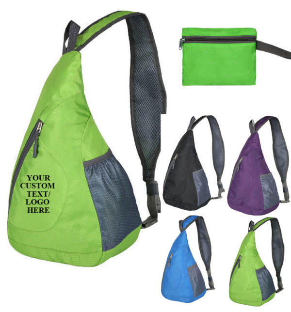 Sling Bags Foldable Hiking Crossbody Backpack