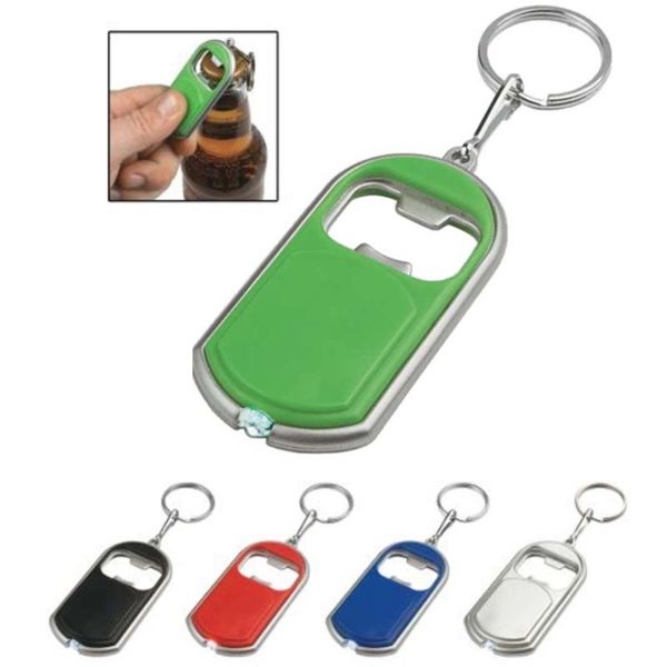 Bottle Opener Key Chain With LED Light - Image 2