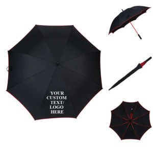 Customized 23" Arc Umbrella With Edge Trim Color