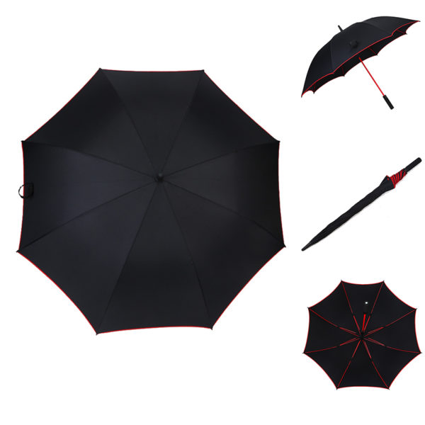 Customized 23" Arc Umbrella With Edge Trim Color - Image 2