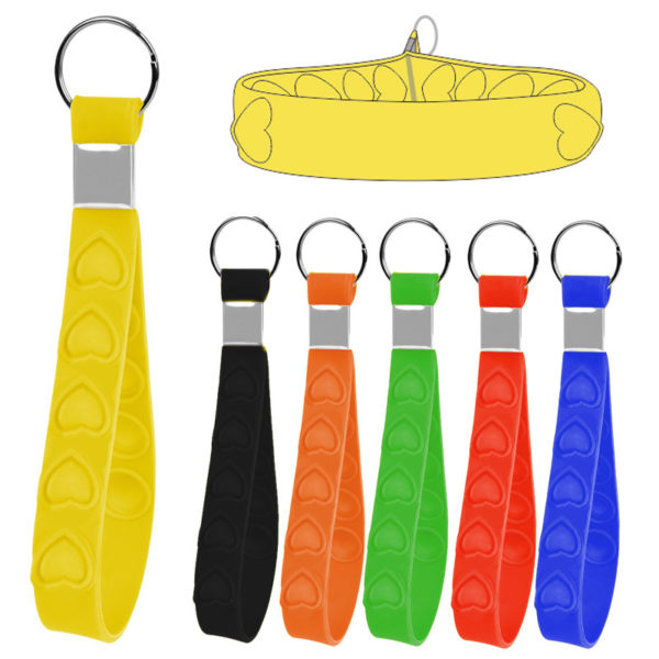 Push Pop Stress Reliever Keychain - Image 2