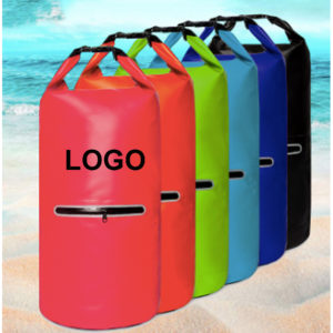 Waterproof Dry Bag with Front Zippered Pocket