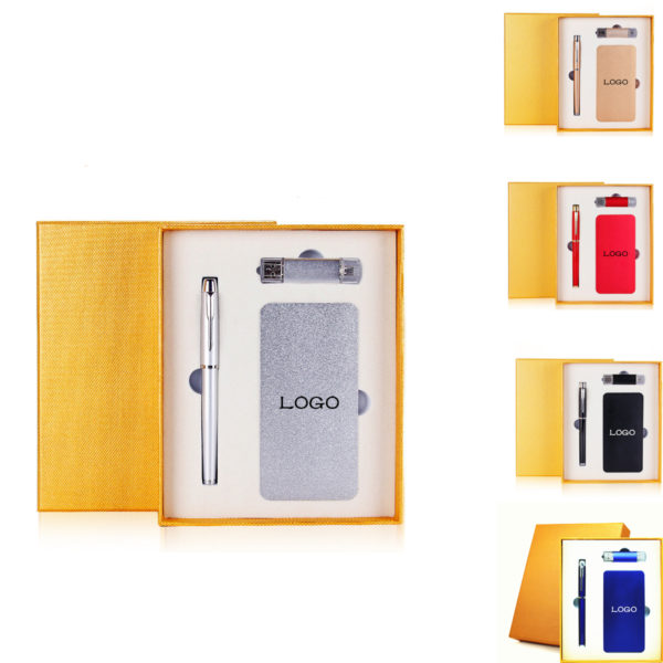 Pen  usb drive and powerbank Gift Set