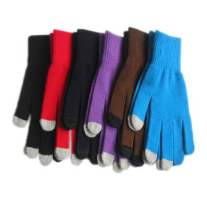 3 fingers touch screen gloves